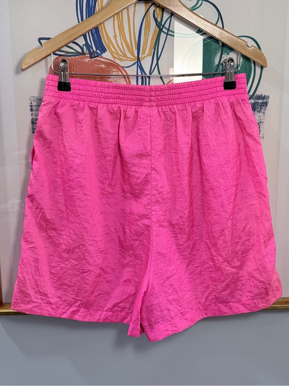 The Body Co. Neon Pink Running Shorts Large